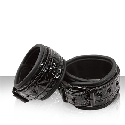 Sinful Wrist Cuffs - Black by nsnovelties