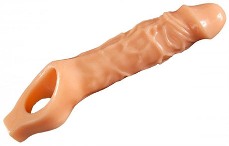 XR Brands Mamba Cock Sheath — Flesh (Penis Extender, Bulk) - MS-AB453-FLBU