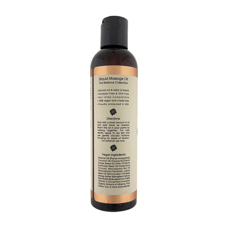 Sliquid Unscented Massage Oil — Natural Nut & Seed Blend - SLIQ069