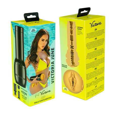 Kiiroo Feel Victoria Male Stroker — TPE, 22 x 8.4 cm - KR6058