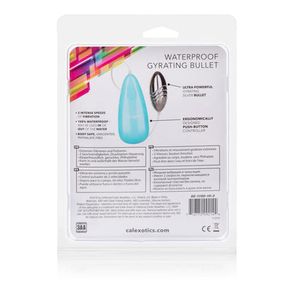 Waterproof Gyrating Bullet - Blue by CalExotics