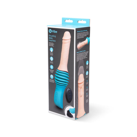 b-Vibe Realistic Thrusting Dildo Machine — 6.5 in, Suction Base - BV7889