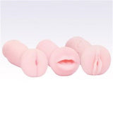 Icon Brands Pocket Pink Masturbator Sleeves — 3 Pack - IC2333-2