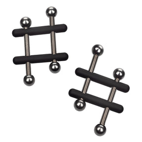 CalExotics Power Grip Crossbar Nipple Vices — Twin Adjustable Clamps - SE2550102