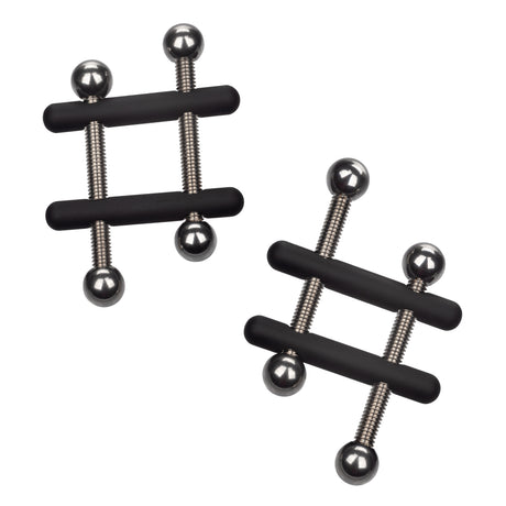 CalExotics Power Grip Crossbar Nipple Vices — Twin Adjustable Clamps - SE2550102