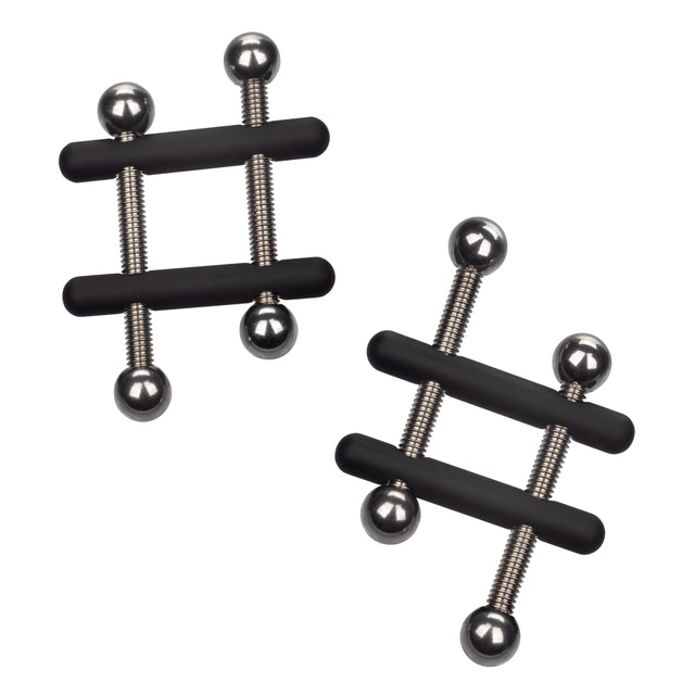 CalExotics Power Grip Crossbar Nipple Vices — Twin Adjustable Clamps - SE2550102