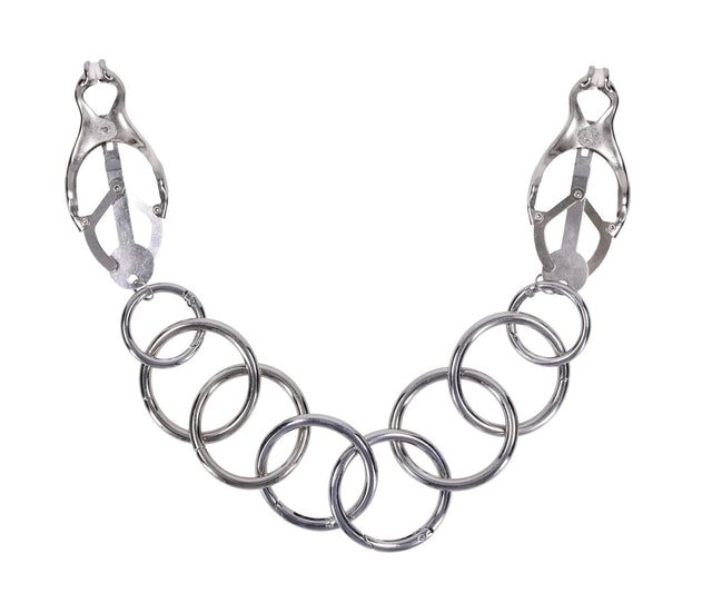Sportsheets Edge Tuggable Clover Nipple Clamps, Silicone-Tipped - SP0641