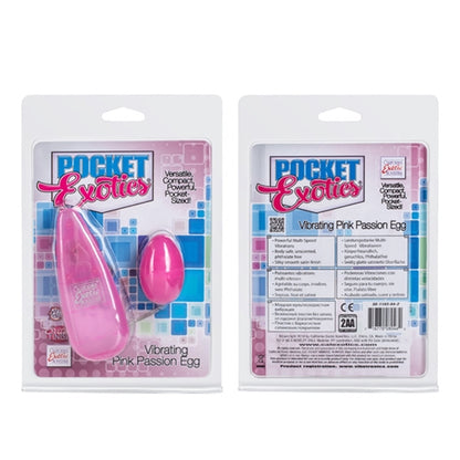 Pocket Exotics Vibrating Passion Egg - Pink by CalExotics
