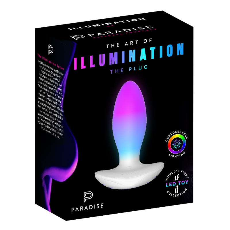 Illumination by Paradise Illuminated Butt Plug with App Control - PR5434
