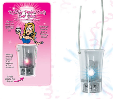 Hanging Light Up Pecker Party Shot Glass