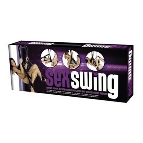 XR Brands Trinity Sex Swing - Black - TV-EC200-BLK