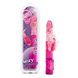 Blush Butterfly Thruster Mini Vibrator — Fuchsia - BL-29930