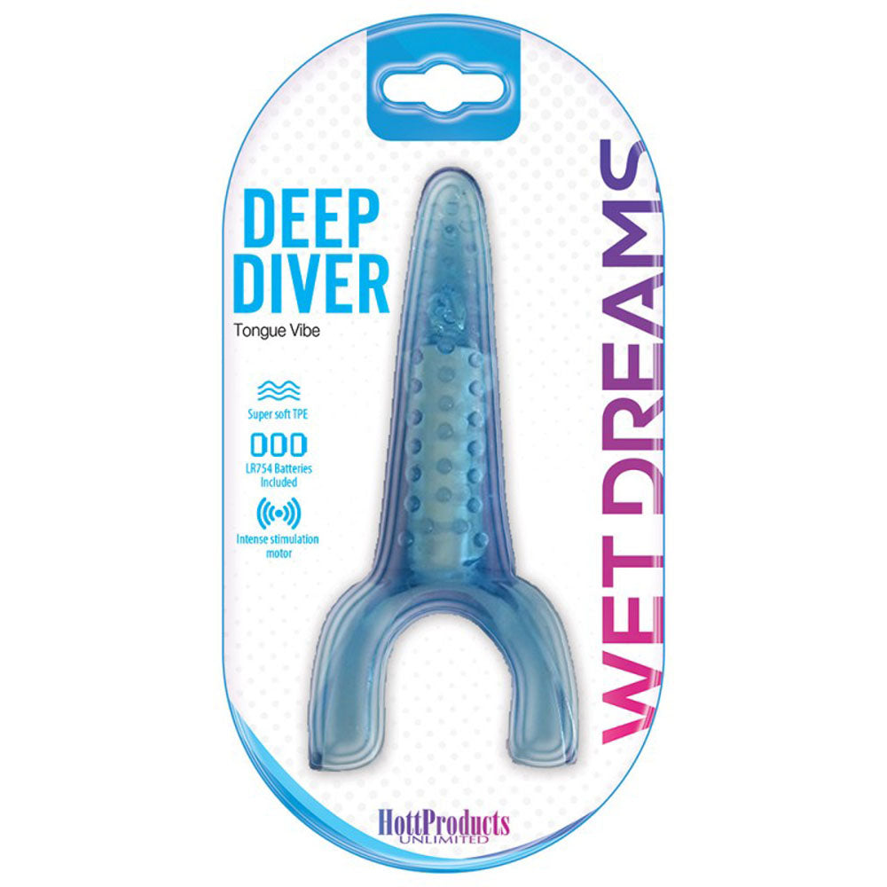 Deep Diver Tongue Vibe - Blue by Hott Products