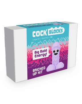Little Genie Bricked Up 3D Novelty Puzzle — 3,265 Pieces, Purple - LG-CP.1299