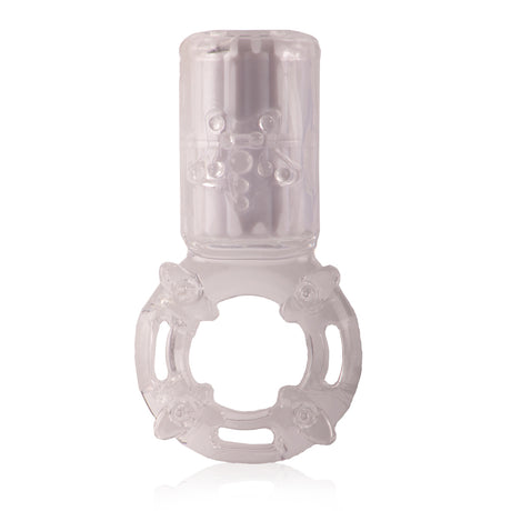 Screaming O Big OMG Vibrating Ring — Clear, 6 Count Box - ABG-C-110D