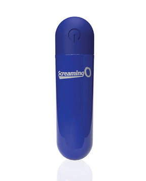 Screaming O Rechargeable Bullet Vibrator — Blue, 3 in - SO-ARBA-BU