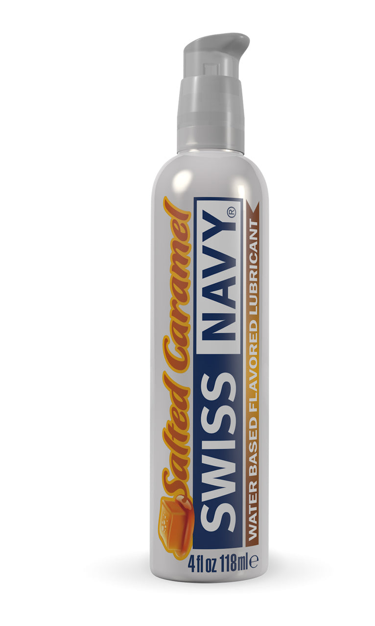 M.D. Science Lab Swiss Navy Salted Caramel Flavored Lubricant — 4 fl. oz. - MD-SNFSC4