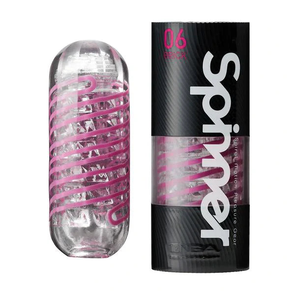 Tenga Spinner 06 Brick Personal Stroker with Sample Lotion - TN506