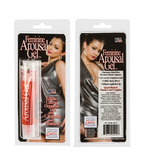 Feminine Arousal Gel - Cherry - 0.5 Fl. Oz. by CalExotics