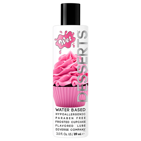 Wet Desserts Frosted Cupcake Flavored Lubricant — 3 oz - WT403