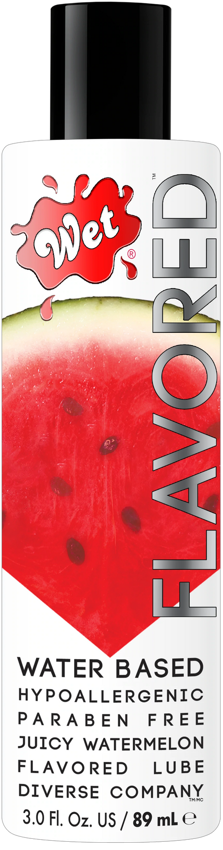 Wet Juicy Watermelon Flavored Lubricant — 3 oz - WT313