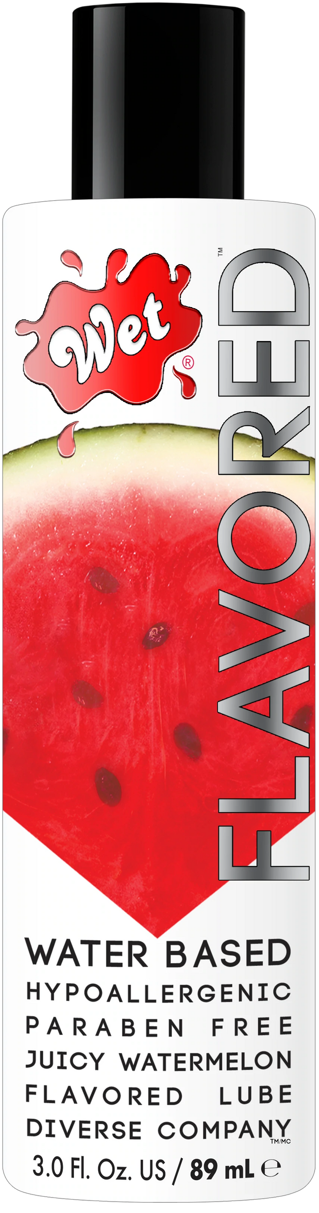 Wet Juicy Watermelon Flavored Lubricant — 3 oz - WT313