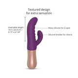 Love To Love Sassy Bunny Rabbit Vibrator — Purple Rain - LV2718