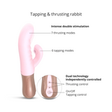 LOVE TO LOVE Sassy Bunny Dual-Motor Rabbit Vibrator — Baby Pink - LV2701
