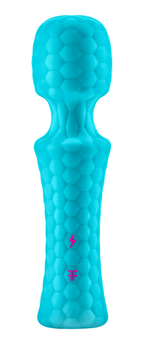 Femme Funn Ultra Wand Mini Vibrator — Turquoise, 5.7" - FF-1037-04