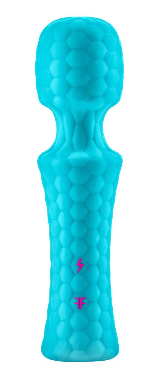 Femme Funn Ultra Wand Mini Vibrator — Turquoise, 5.7" - FF-1037-04