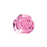 b-Vibe Pink Roses Glass Butt Plug Training Set — 2-Pack - BV2976