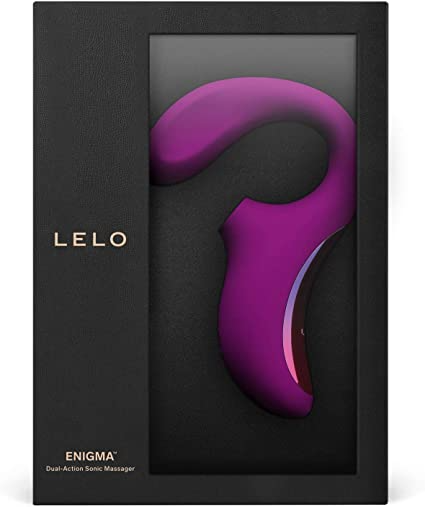 Lelo Enigma Cruise Dual-Stimulation Sonic Massager — Deep Rose - LO8625