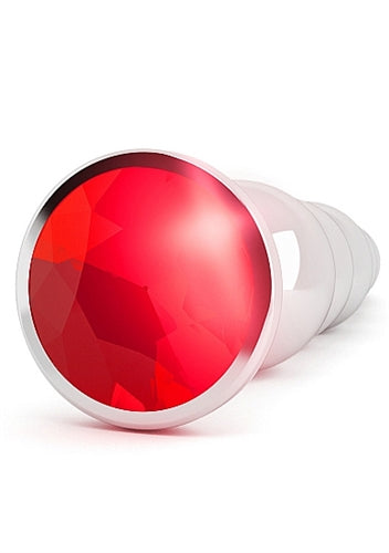 Rich R5 Silver Metal Plug - 4.9 Inch - Red Sapphire by Shots Rich