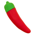 Emojibator Chili Pepper Vibrator — Medical-Grade Silicone, 4.76 in - EM7136