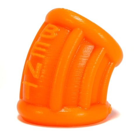 Oxballs Bent 1 Curved Silicone Ball Stretcher — Small, Orange - OX-1089-1-ORA