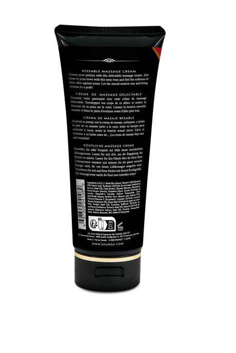 Shunga Kissable Massage Cream Sparkling Strawberry Wine 200 ml - SHU4108