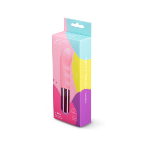 Le Wand Mini G-Thrill Rippled G-Spot Vibrator — Rechargeable - LW8015