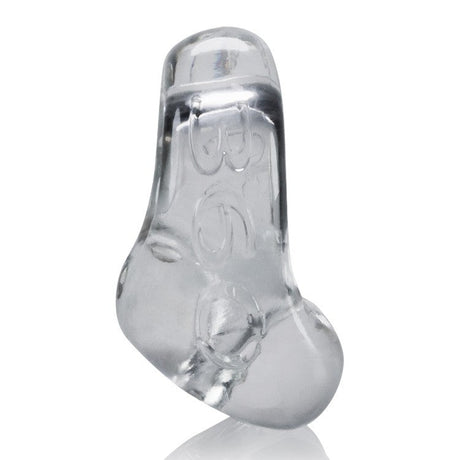 OXBALLS 360 Dual-Use Cockring & Ballsling — Clear - OX-3013-CLR