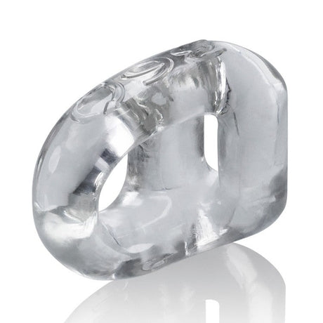 OXBALLS 360 Dual-Use Cockring & Ballsling — Clear - OX-3013-CLR