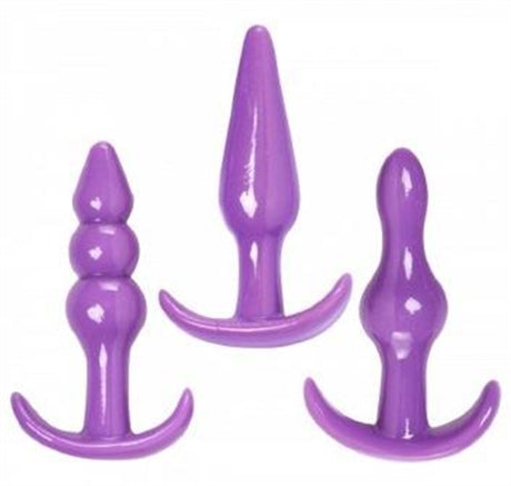 "Anal Trainer 3 Piece Anal Play Kit - Purple TV-AE538"