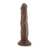 Blush Dr. Skin Realistic Cock Dildo — Basic 7.5, Chocolate - BL-26116