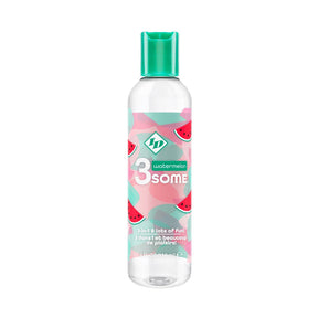 ID LUBRICANTS 3SOME 3-in-1 Watermelon Body Topping, 4 oz - ID-DEWB-04