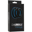 Optimale 3 C Ring Set - Thick - Black by Doc Johnson