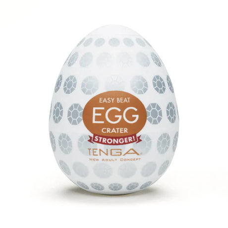 Tenga EGG Crater Single-Use Pleasure Sleeve with Sample Lubricant - TN208