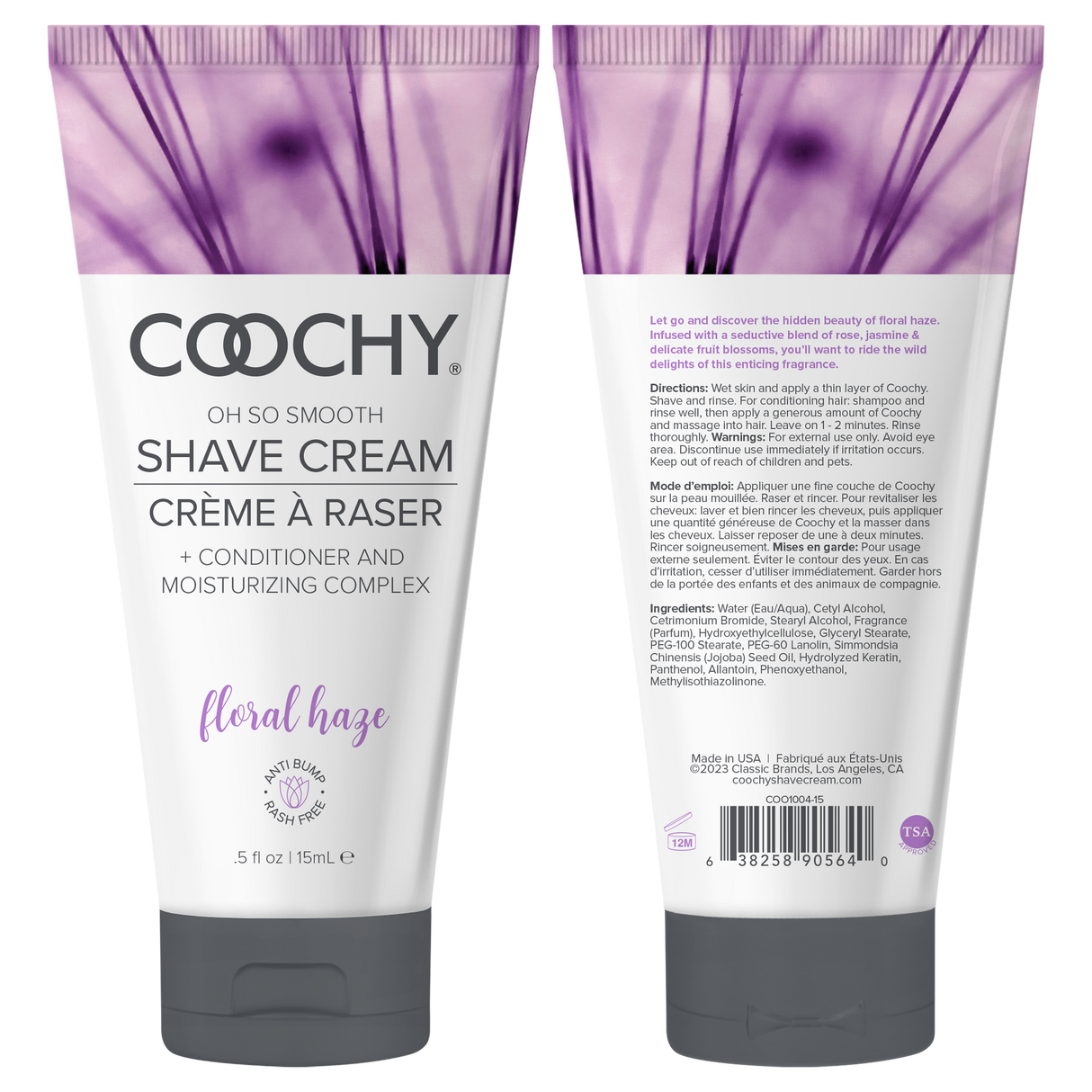 Coochy Floral Haze Shave Cream — 0.5oz / 15ml - HP1041