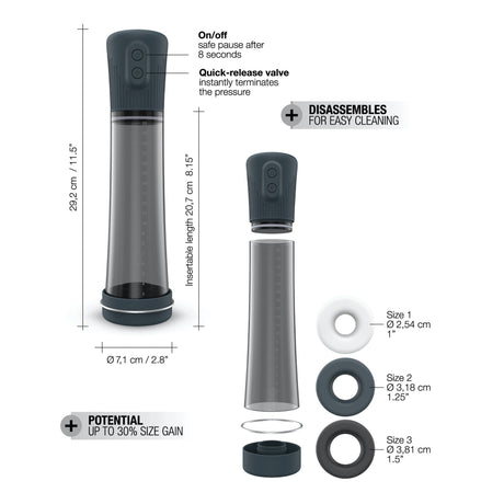 Dorcel Hydro Pump — 2-in-1 Water & Air Penis Pump - DL2509
