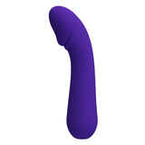 Pretty Love Cetus Rechargeable G-Spot Vibrator, Purple, 6" - BI-014723-3