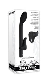 Evolved Novelties Power Couple Dual Vibrator Set — Black - EN-RS-4166-2