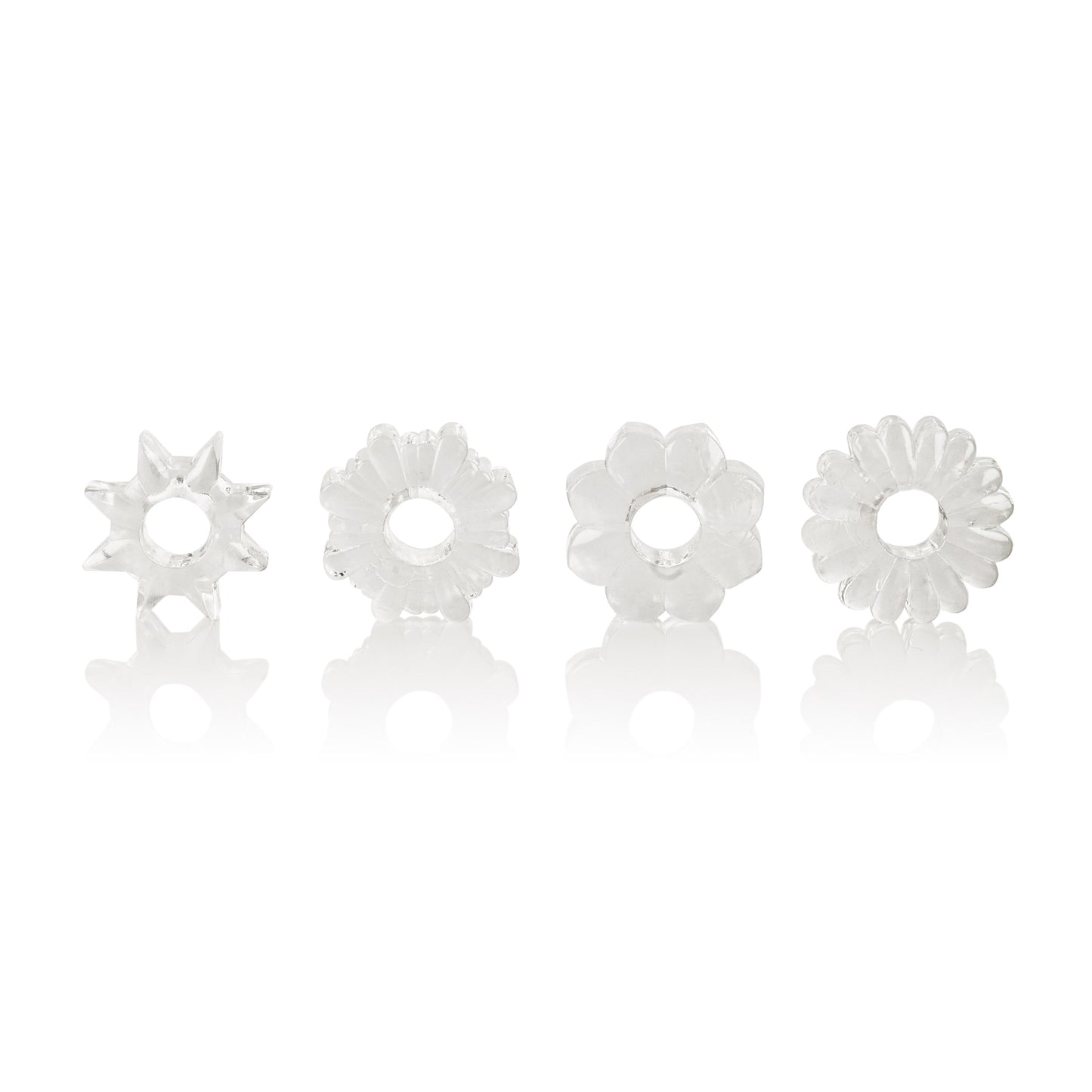 Basic Essentials 4 Pack - Clear by CalExotics