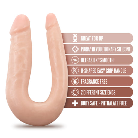 Dr. Skin Silicone - Dr. Double - 12 Inch Double Dong - Vanilla